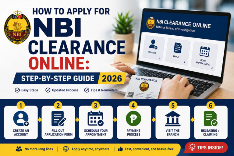 How to Apply for NBI Clearance Online Step-by-Step Guide 2026