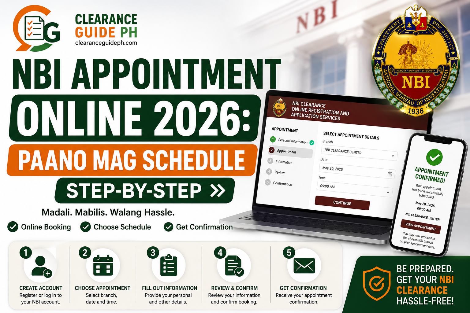 NBI Appointment Online 2026 Paano Mag Schedule Step-by-Step