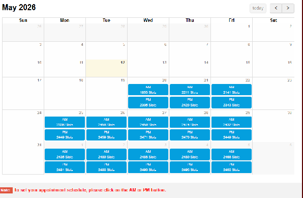 NBI Appointment Online Date