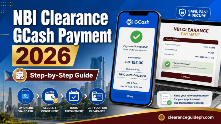 NBI Clearance GCash Payment 2026 Step-by-Step Guide