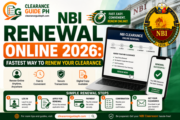 NBI Clearance Renewal Online 2026: Pinakamabilis na Paraan para Mag-Renew