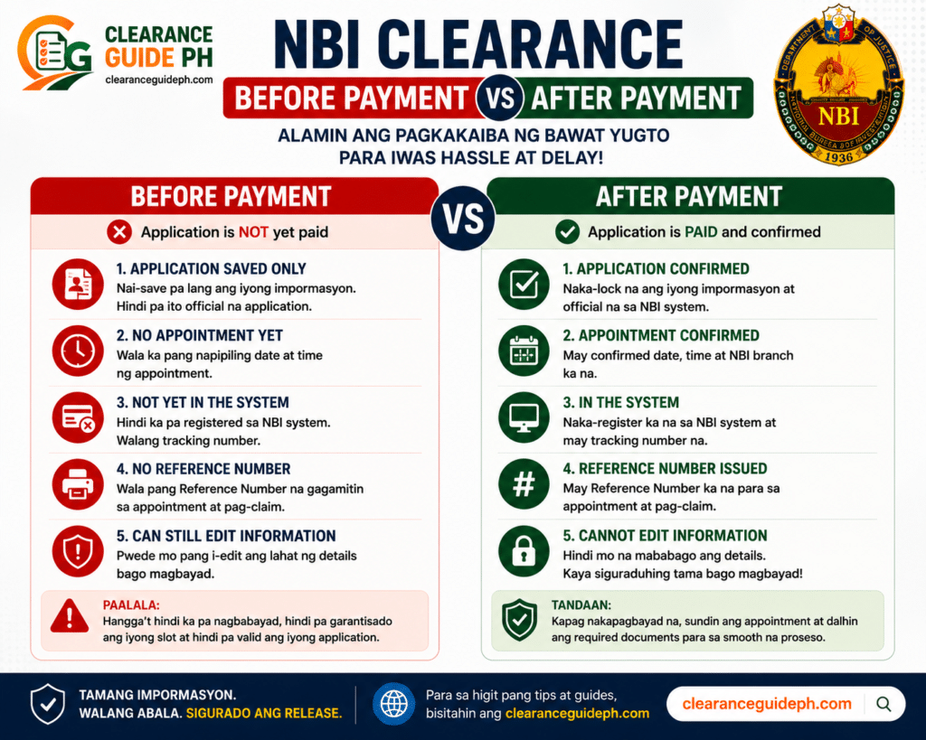 nbi clearance wrong details