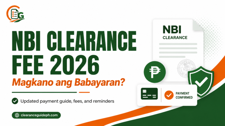 NBI Clearance Fee 2026: Magkano ang Babayaran?
