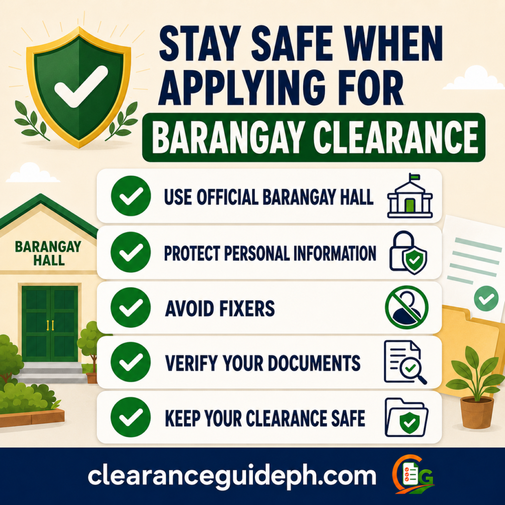 Stay Safe When Applying for Barangay Clearance